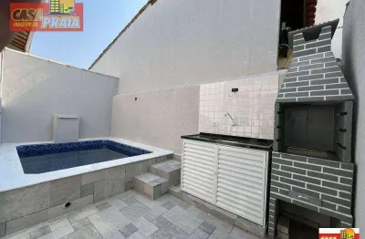 Itanhaém condomínio piscina privativa e churrasqueira 2 quartos, 44 m² 319.000,00 - cibratel ii