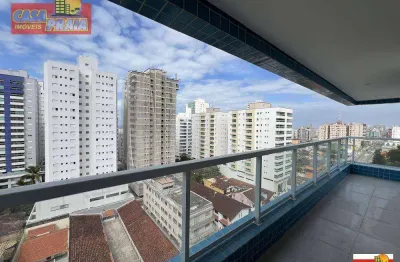 Apartamento com 2 dormitórios e lazer completo, 81 m² por r$ 500.000 - centro - mongaguá/sp