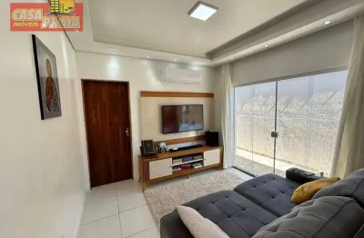 Casa aconchegante 2 quartos, 60 m² por r$ 300.000 - itaguaí - mongaguá/sp