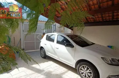 300 metros da praia! casa com 2 dormitórios, 107 m² por r$ 320.000 - solemar - praia grande/sp