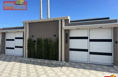 Casa nova 3 quartos piscina e churrasqueira, 110 m² por r$ 479.900 - balneário flórida mirim - mongaguá/sp