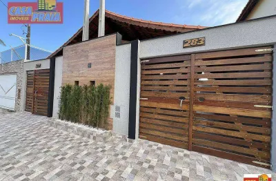 250 metros da praia! casa nova com piscina 2 quartos, 60 m² por r$ 449.900 - balneário jussara - mongaguá/sp