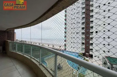 Terraço gourmet com vista para o mar apartamento 2 quartos, 80 m² por r$ 560.000 - vila são paulo - mongaguá/sp