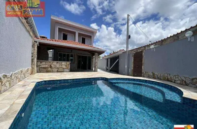 200 metros da praia! sobrado moderno 4 suítes piscina e churrasqueira!  220 m² por r$ 1.300.000 - florida - praia grande/sp