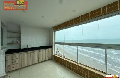 Apto frente ao mar! apartamento com 2 quartos, 75 m² por r$ 499.900 - vila atlântica - mongaguá/sp