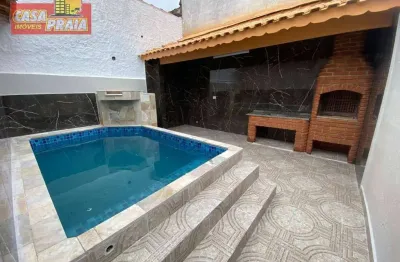 500 metros da praia! casa espaçosa com 2 dormitórios, 120 m² por r$ 379.900 - itaguaí - mongaguá/sp
