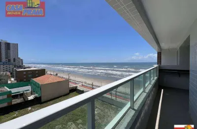 Centro prédio frente ao mar apartamento 2 quartos lazer completo, 71 m² por r$ 350.000 - centro - mongaguá/sp