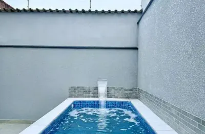 Condomínio fechado com piscina privativa sobrado novo 2 suítes, 80 m²,  r$ 359.000 - laranjeiras - itanhaém/sp