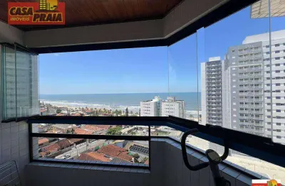 100 metros da praia apartamento com vista para o mar 2 quartos, 82 m² por R$ 379.000 - Vera Cruz - Mongaguá/SP