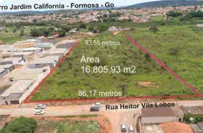 Terreno à venda no Jardim Califórnia, Formosa 