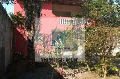 Estância santa cruz - itanhaém - casa em 250m2 com muito verde - 150 m do mar