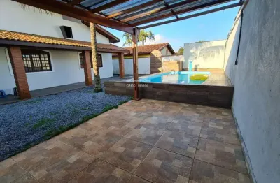 Casa à venda em itanhaém-sp, bairro bopiranga: 3 quartos, 2 salas, 2 banheiros, 5 vagas, 129,00 m². confira!