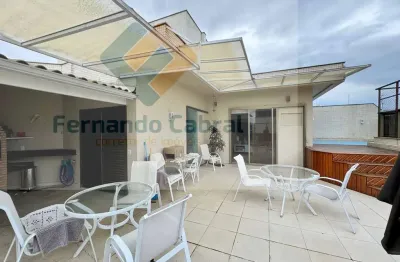 Cobertura de luxo em icaraí, niterói-rj: 4 quartos, 3 suítes, 2 salas, 5 banheiros, 3 vagas e 280m² de área.