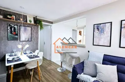 Apartamento com 2 dormitórios à venda, 48 m² por r$ 271.000,00 - artur alvim - são paulo/sp