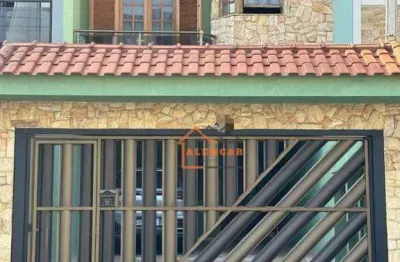 Sobrado com 3 dormitórios à venda, 195 m² por r$ 1.250.000,00 - vila camilópolis - santo andré/sp