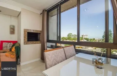 Excelente apartamento de 107 m² com 3 dormitórios e 2 vagas cobertas.