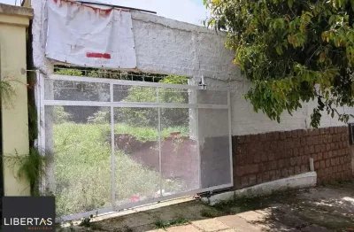 Excelente terreno gramado com árvores frutíferas e edícula nos fundos.