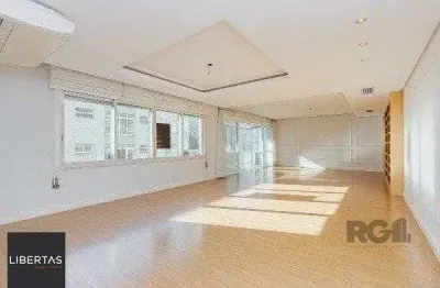 Vende-se luxuoso apartamento 3 quartos c/ suíte, dependência de empregada, gabinete, 2 vagas cobertas - 283m² - Moinhos de Vento