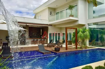 Casa com 5 suítes para venda no condomínio santa mônica jardins