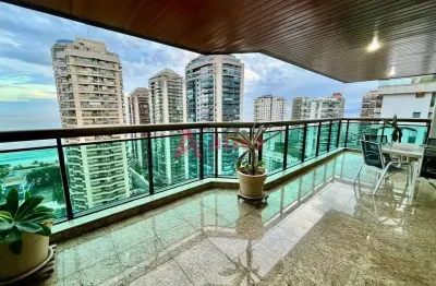 Apartamento com 4 quartos a venda no condomínio ilha de cozumel - avenida lúcio costa - barra da tijuca