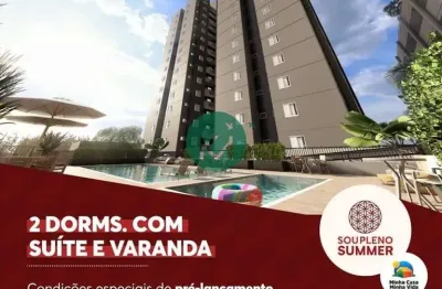 Apartamento para venda em mogi das cruzes, mogi moderno, 2 dormitórios, 1 suíte, 1 banheiro, 1 vaga