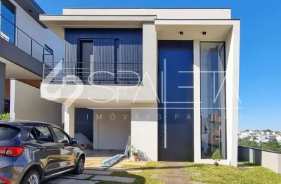 Ibi aram | itupeva - lindo sobrado com arquitetura moderna e vista espetacular à venda no condomínio ibi aram ii em itupeva