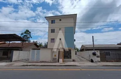 Apartamento com 2 quartos, cozinha com armários e 1 vaga de garagem coberta no bairro Jarivatuba