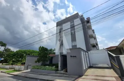 Apartamento no Nova Brasília com 02 quartos sendo 01 com ar condicionado, cozinha com moveis planejado e cooktop, 01 vaga de gar