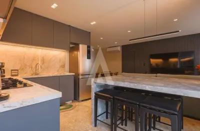 Apartamento mobiliado de alto padrão no anita com 02 quartos sendo 01 suíte