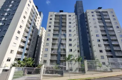Apartamento semi mobiliado com 2 quartos, sacada com churrasqueira no bairro anita garibaldi