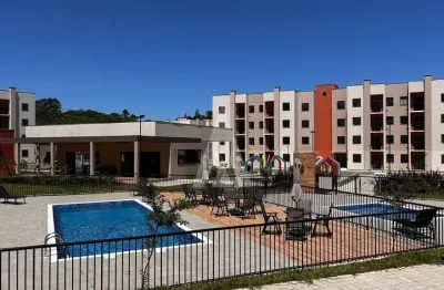 Apartamento com 2 quartos, sacada com churrasqueira, no bairro jarivatuba