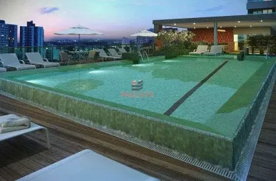 Apartamento tipo studio, com vaga de garagem, varada grande envidraçada, wc, quato ,cozinha, aqueci