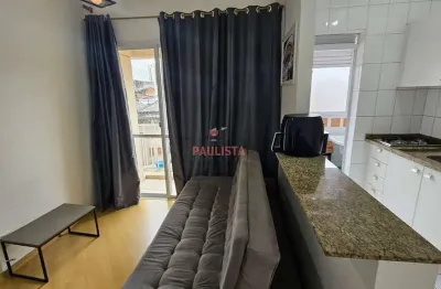 Apartamento com 1 suíte e lavabo, mobiliado, na praça da arvore