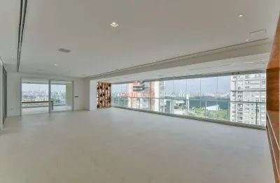 Apartamento de alto padrão com 412m², 4 dormitórios, 5 vagas, vista para o pq. ibirapuera.