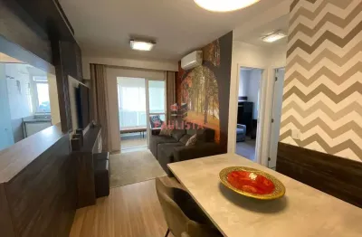 Apartamento 2 dormitórios, 1 suite, 2 vagas, depósito  mobiliado completo!