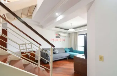 Cobertura duplex de alto padrão à venda na vila mariana, piscina, churrasqueira, 4 vagas.