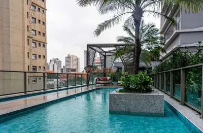 Apartamento mobiliado à venda 1  suíte com 1 vaga de garagem vila mariana em andar alto