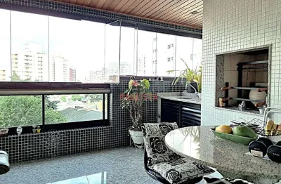 Apartamento à venda com 156m² a apenas 190m do metrô - 3 suítes e varanda gourmet e lazer.p