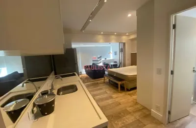 Apartamento tipo studio, totalmente mobiliado, local nobre