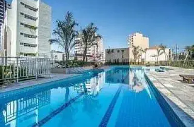 Apartamento totalmente mobiliado, 1dormitório , sala com varanda gourmet, cozinha americana com lav