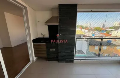 Apartamento para locação com 3 dormitórios, varanda com churrasqueira, 3 vagas de garagem, na vila