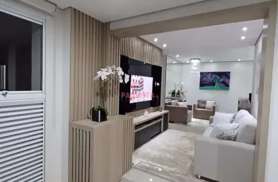 Apartamento à venda 2 dormitórios e 2 vagas de garagem na chácara inglesa, cozinha americana planej