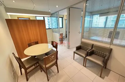 Conjunto comercial mobiliado,  locação de 34 m2, 3 salas, 2 banh, 1 vaga,  vila uberabinha, são pau