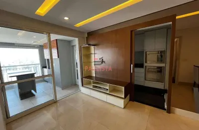 Apartamento com 3 Dormitórios e 2 Vagas para Locação na Chácara Inglesa - Varanda com Churrasqueira