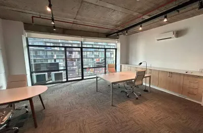 Faria lima,  sala comercial alto padrão para locação 59m², pronta para uso