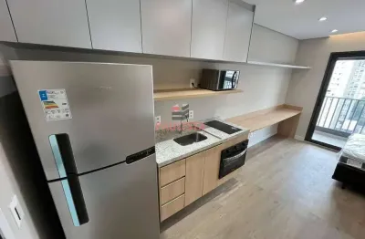 Studio mobiliado com varanda para locação na vila mariana ao lado do metrô paraíso, lazer completo