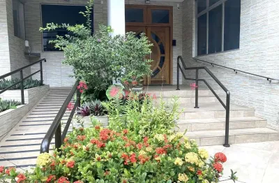 Apto amplo de 01 dormitório, 01 vaga, com ar condicionado, semi mobiliado, para locação,  a 100 m²