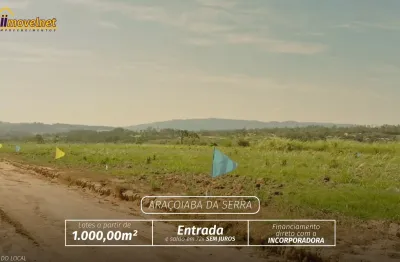 Seu terreno em Araçoiaba da Serra matricula individual (parcelado)