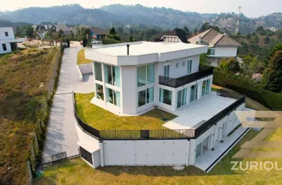 Casa com 5 dormitórios à venda, 420 m² por r$ 4.500.000,00 - jardim europa - campos do jordão/sp