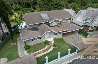 Casa com 5 dormitórios à venda, 448 m² por r$ 5.200.000,00 - alto do capivari - campos do jordão/sp